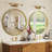 Wall Mirror Deep Framed Bathroom Mirror Wall Mounted Round Mirror,-565746362-565746361
