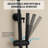 Brushed Gold Wall Mount Pressure Balanced Shower System with High Pressure Rain Shower Head, Handheld Sprayer and Adjustable Slide Bar-133058748