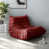 Cuir véritable rouge