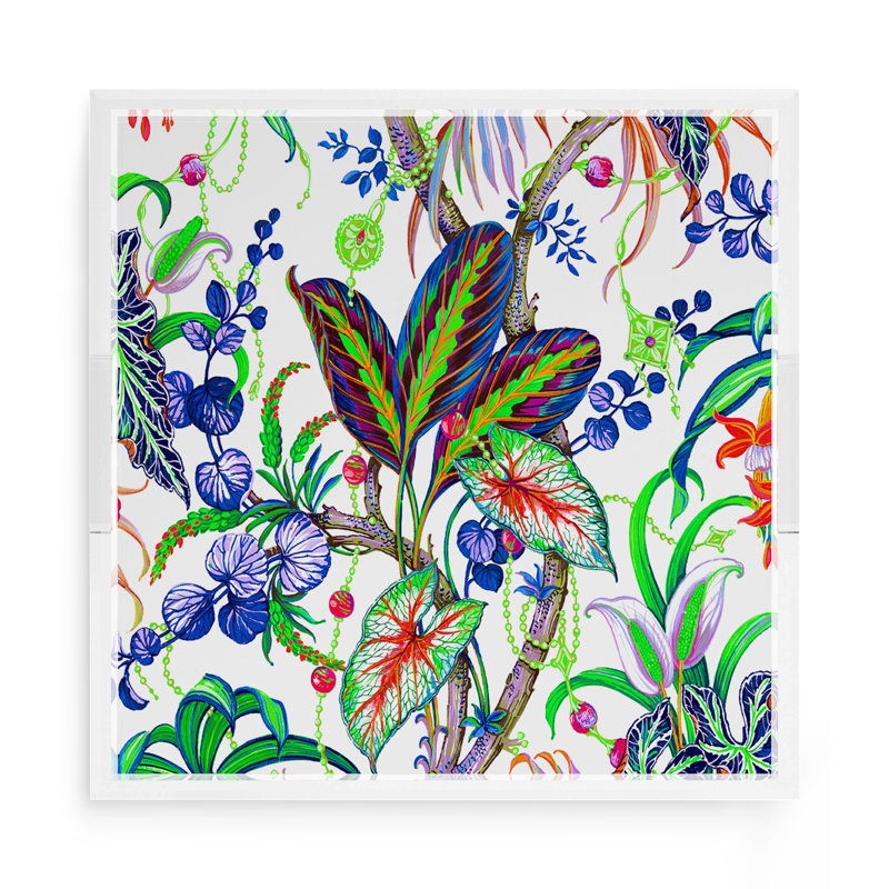 Amazonia Acrylic Square Decorative Tray, Classic, 15"W x 15"D x 2"H