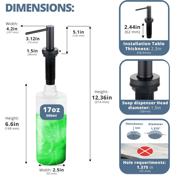 Dimensions du produit