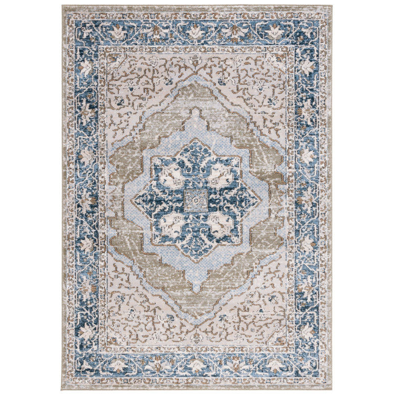 Jaquincy Performance Oriental Rug, Round 6'7"