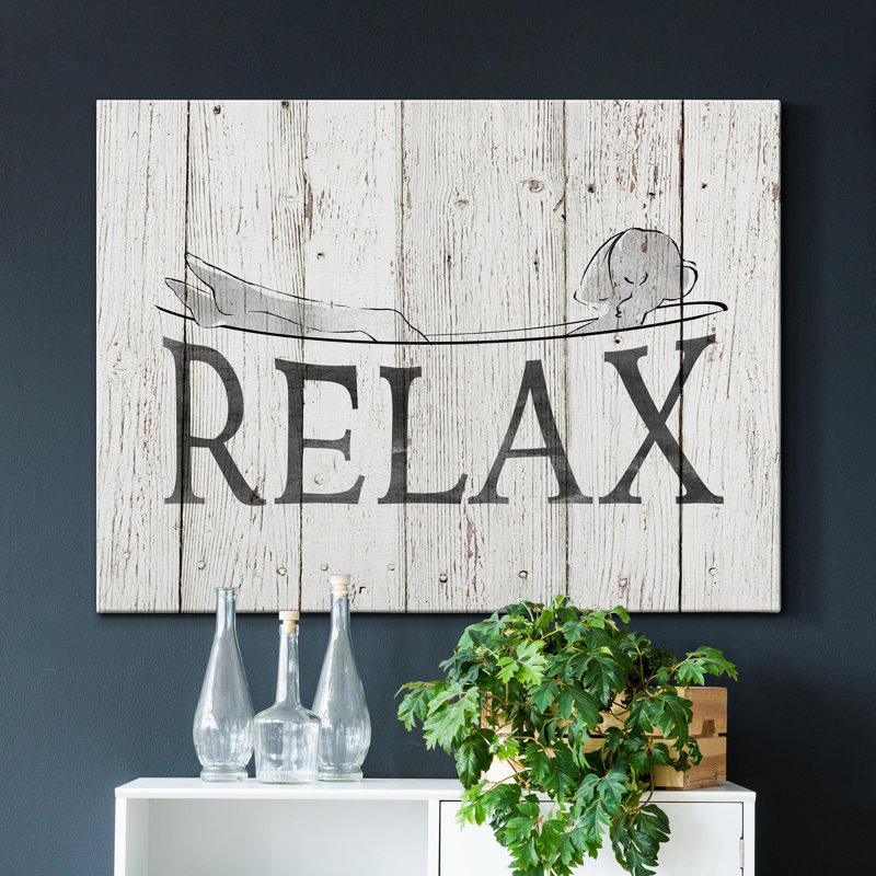 " Relax ", 27" H x 18" W x 1" D