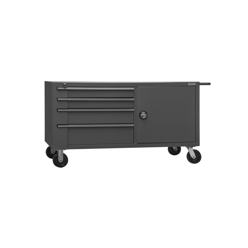 Commode rollaway inférieure 8 tiroirs 60" large