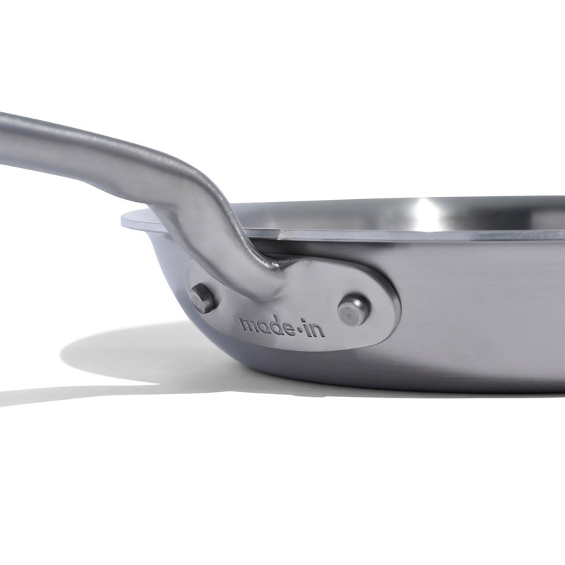 Made In Cookware Stainless Steel Fry Pan 10 in. Silver, 8" W