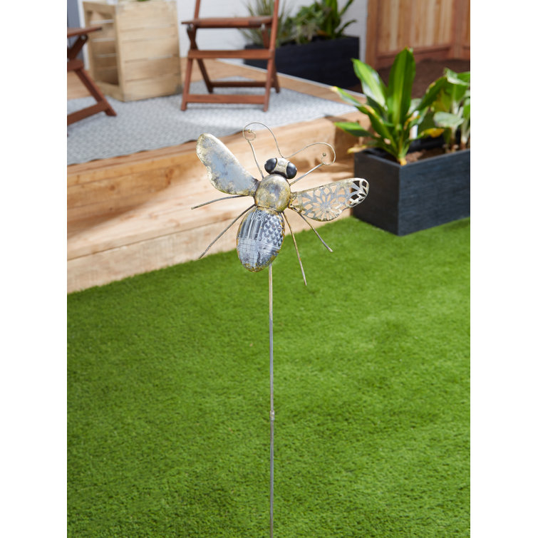 Piquet De Jardin Lapin De Pâques - Décoration Extérieure 23x31 Cm - PVC Imperméable