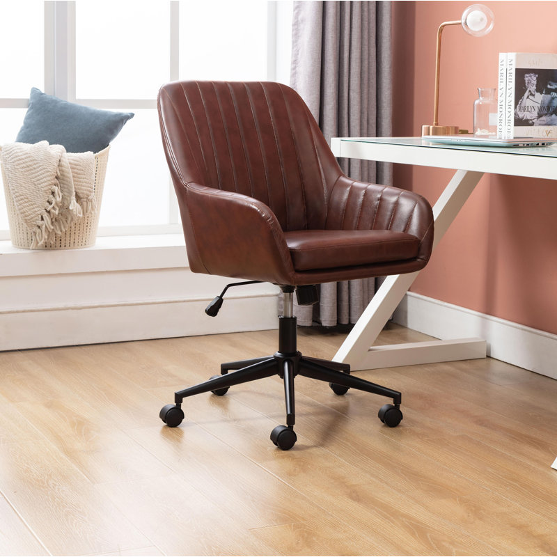 Chaise de travail, Brun