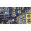 Runner Southwestern Hand Knotted Wool Blue/Brown Area Rug