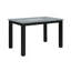 Table de salle à manger grise et noire avec ensemble de chaises