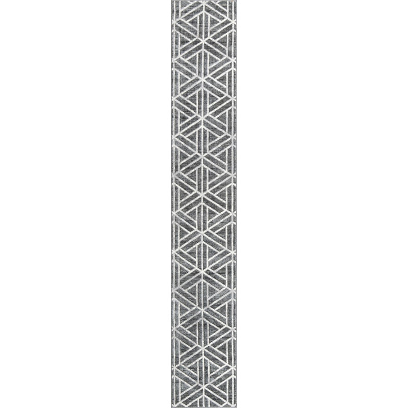 Eshin Geometric Indoor Rug, Runner 2'7" x 16'5"
