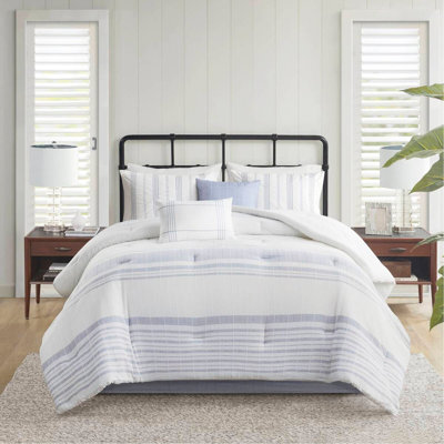 Ensemble d'édredon très grand 6 pièces en jacquard de coton - très grand