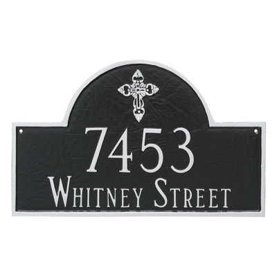 Plaque d’adresse murale sur 2 lignes Classic
