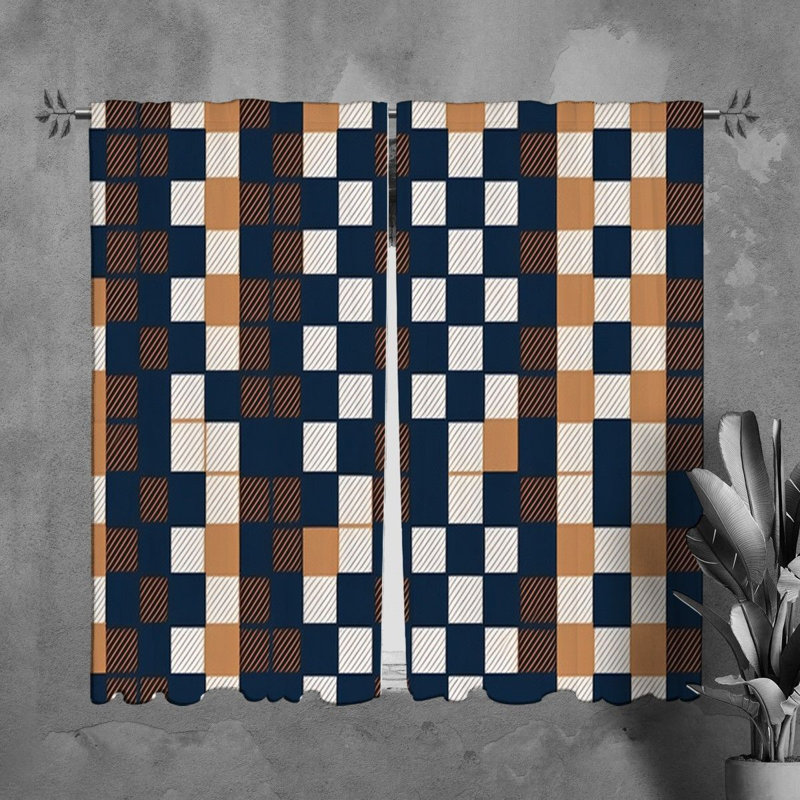 Paire de rideaux obscurcissant en polyester Nadaja, L 40 po x L 82 po