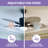  44 Inch Palm Leaf Ceiling Fans With Lights And Remote Control-1221744686