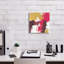 «Epic Graffiti», "Desert Slice 2" par June Erica Vess, art mural sur toile, 12 po x 12 po-1303001135