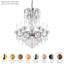 New Orleans 10 Light 28in x 31in Chandelier in Heirloom Gold with Clear Radiance Crystals-1144233458-1144233457