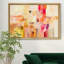 «Red & Gold Abstract II», reproduction d'art sur toile encadrée-183226096-183226090