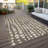 Lamanna Washable Striped Indoor / Outdoor Rug-95452662