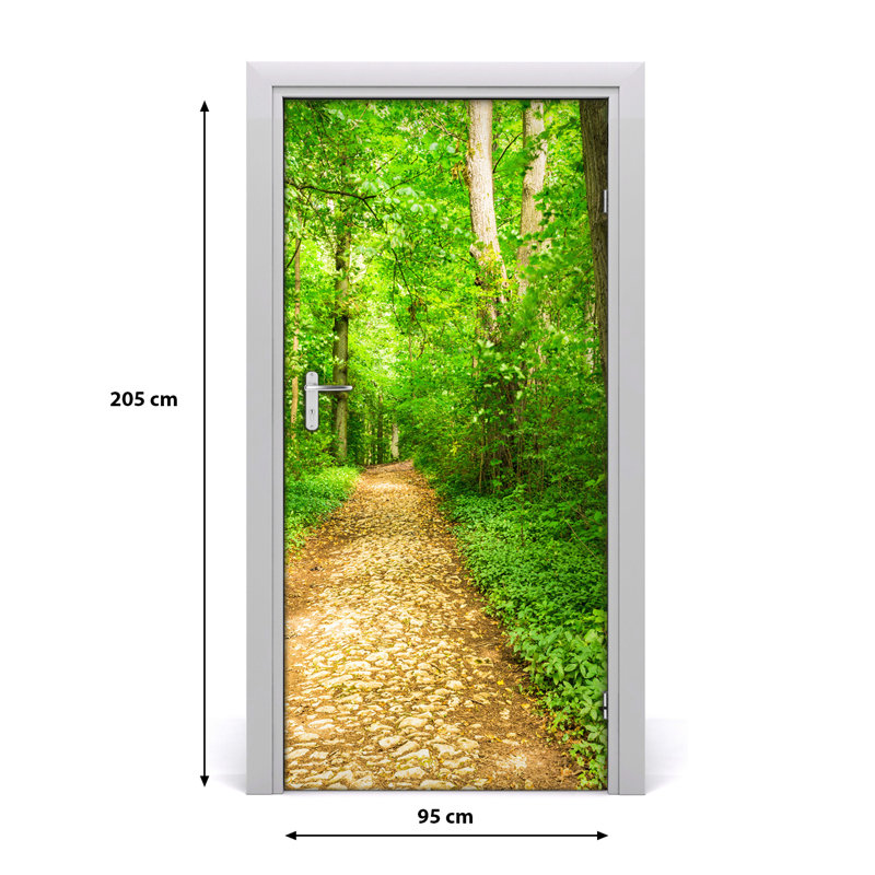 Walk Forest Door Decal