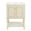Meuble-lavabo avec lavabo, 2 portes et tablette ouverte-829673752