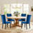 Set Of 2 Velvet Upholstered High Back Tufted Parsons Dining Chair-69426617