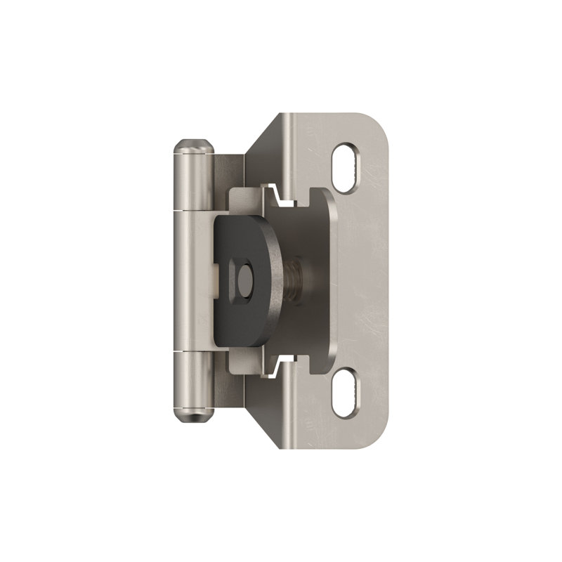 Charnière enveloppante 2 po, Nickel satiné