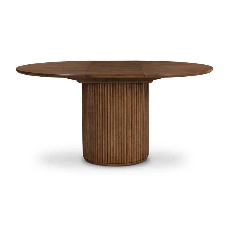 Ronda 43"-59" Wood Extension Dining Table, Brown 