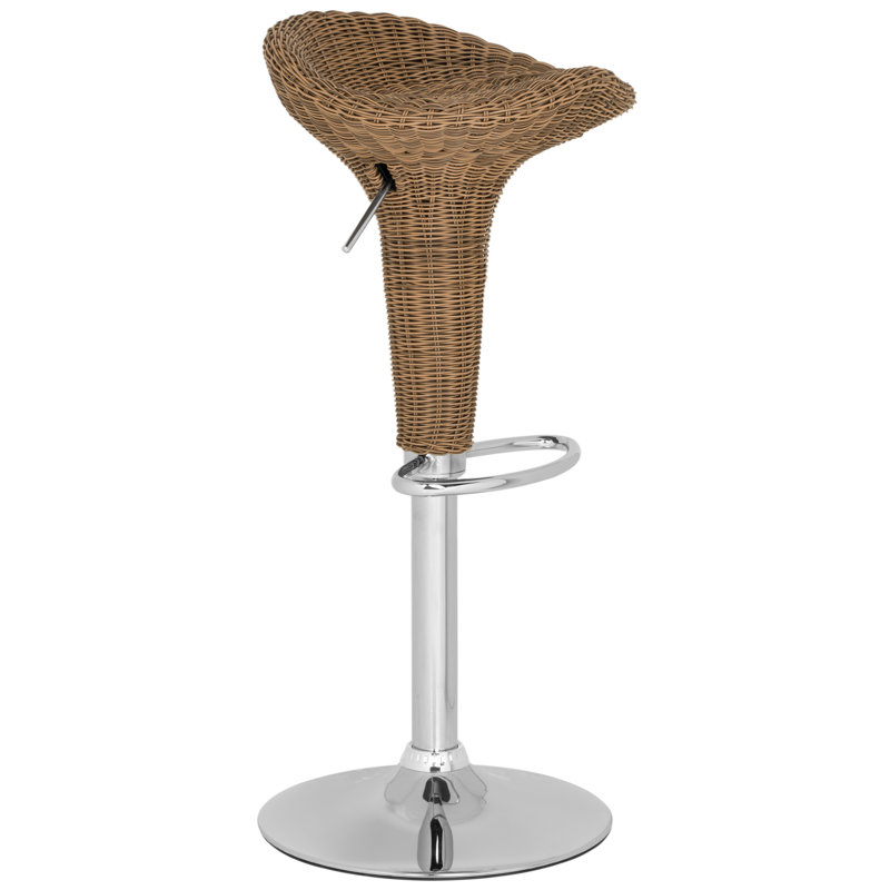 Tabouret de bar rotatif à hauteur ajustable Fajardo