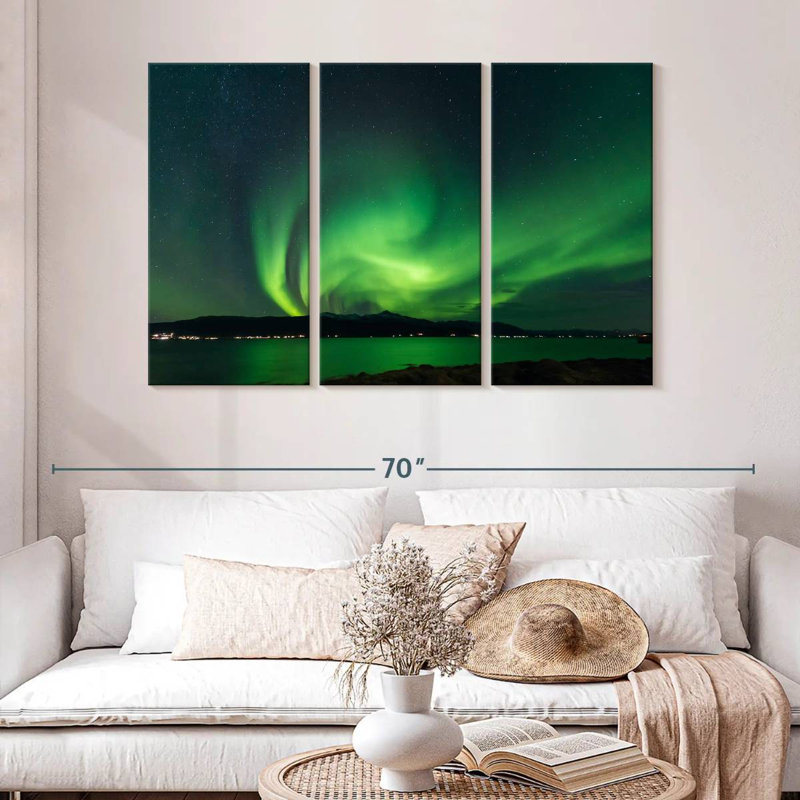 Alvord Svalbard Northern Lights, H 32 po x l 50 po