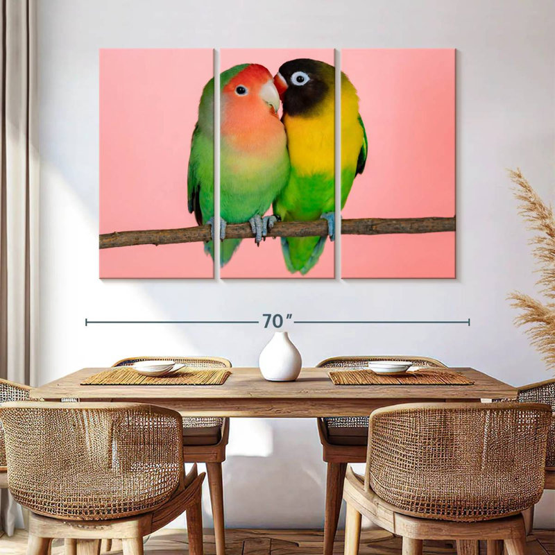 Hardie Smooching Lovebirds, H 42 po x l 65 po
