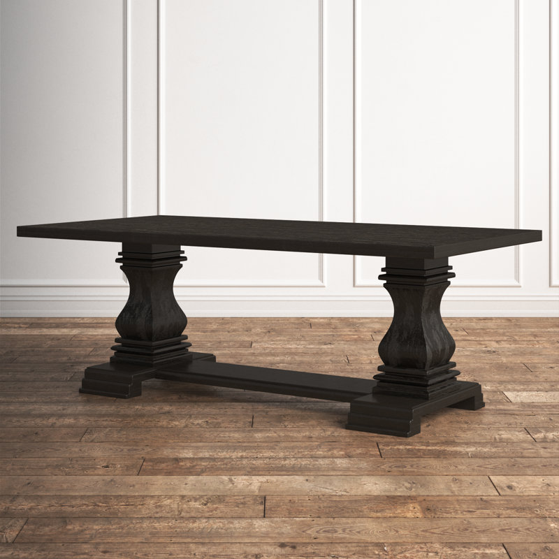 Table de salle à manger à tréteaux Ausencio