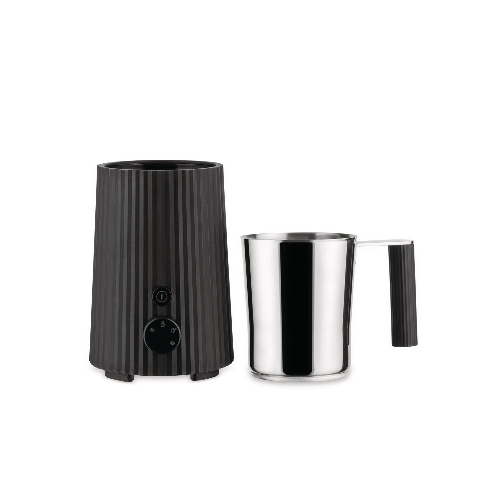 Plissé Milk Frother, Black