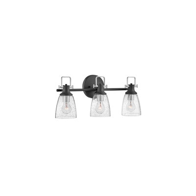 Easton 3-Light Dimmable Black Vanity light