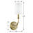 Moriz Steel Armed Sconce-930059113
