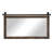 Ozark Hardwood Beveled Mirror With Steel Barn Door Rail
