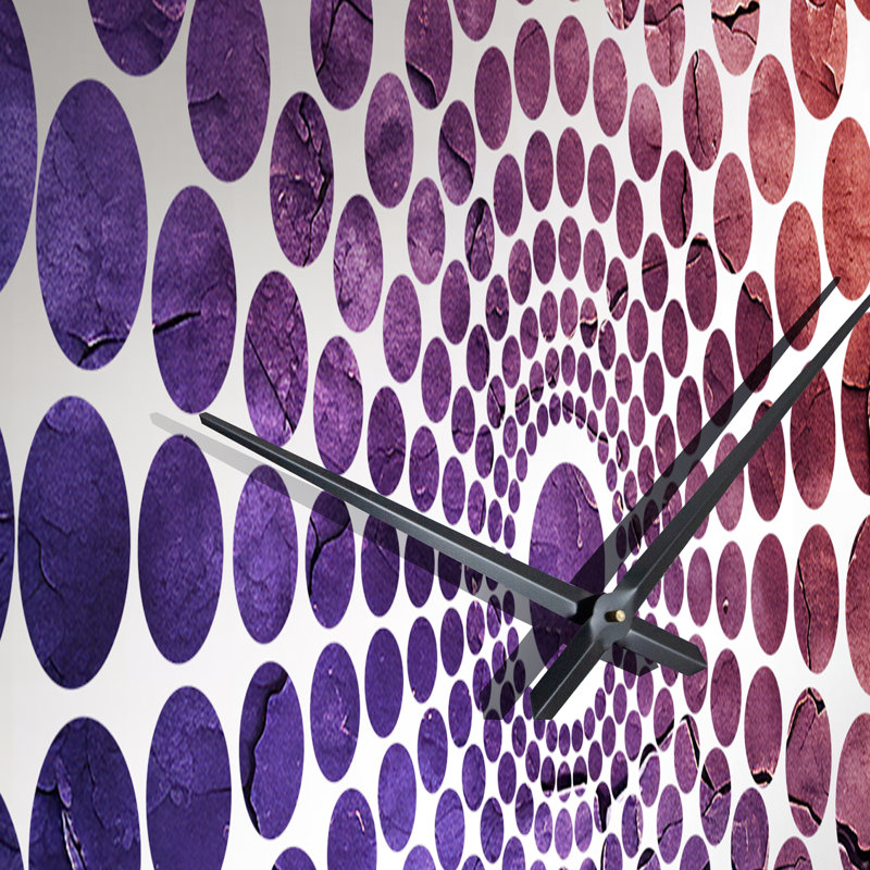Tamys - Horloge murale géométrique abstraite, Médium