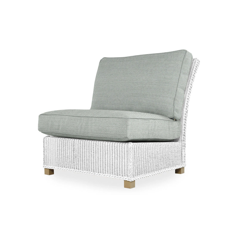 Hamptons Outdoor Lounge Chair, Cottage Pepper, White