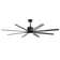 Brixham 76" 8- Blade LED Smart Chandelier Ceiling Fan with Remote Control and Light Kit Included