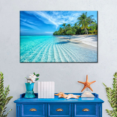 Maldives Maldives Beach Coast Canvas Print