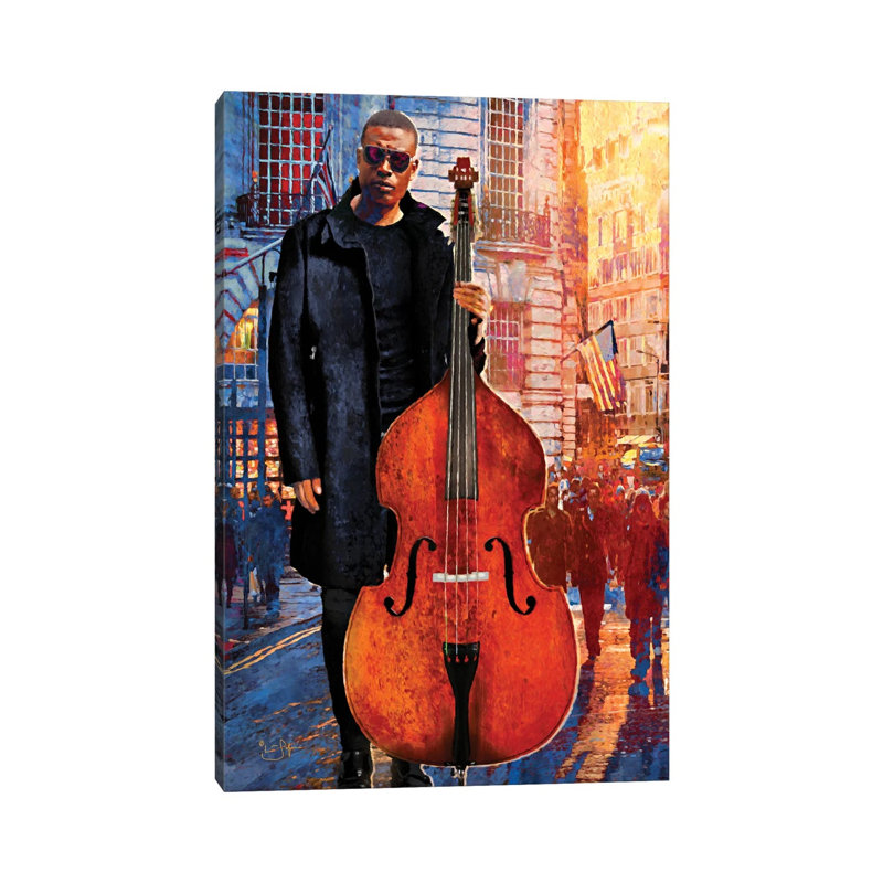Bass 1 Piece Wrapped Canvas Painting, 20.32 cm H x 30.48 cm W