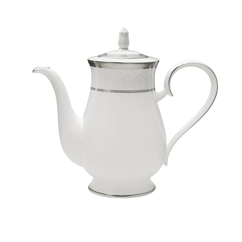 Cafetière 6 tasses Noritake Odessa Cobalt, Platine