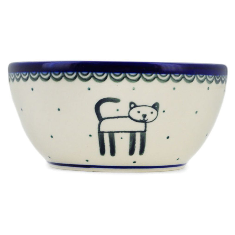17,45 oz Bol à salade cobalt pour chat