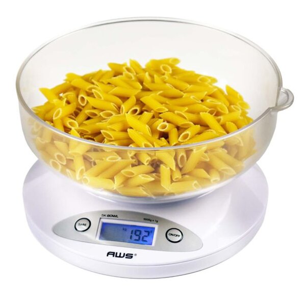 Ozeri Pro Digital Kitchen Food Scale, 0.05 oz to 12 lbs (1 gram to 5.4 kg); Chrome