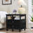 Farmhouse Nightstand, 24" Wide End Table With 2 Drawers, Dresser For Bedroom, Bed Side Table Chest Of Drawers Cabinet,Wood Night Stand For Living Room, Closet-480026816-480113385