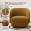 Fauteuil d'appoint pivotant rembourré Caysey Boucle-127862356
