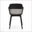 Ensemble de chaises d'extérieur DAHLIA avec mélange de plastique résistant aux intempéries, durable et élégant pour le patio et le jardin