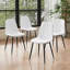 Chaises de salle à manger rembourrées de style moderne du milieu du siècle avec pieds en métal robustes (ensemble de 4)-1325346514-1325346543-1328352751