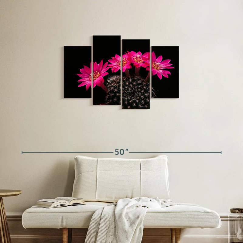 Harnek Pink Cactus Flowers