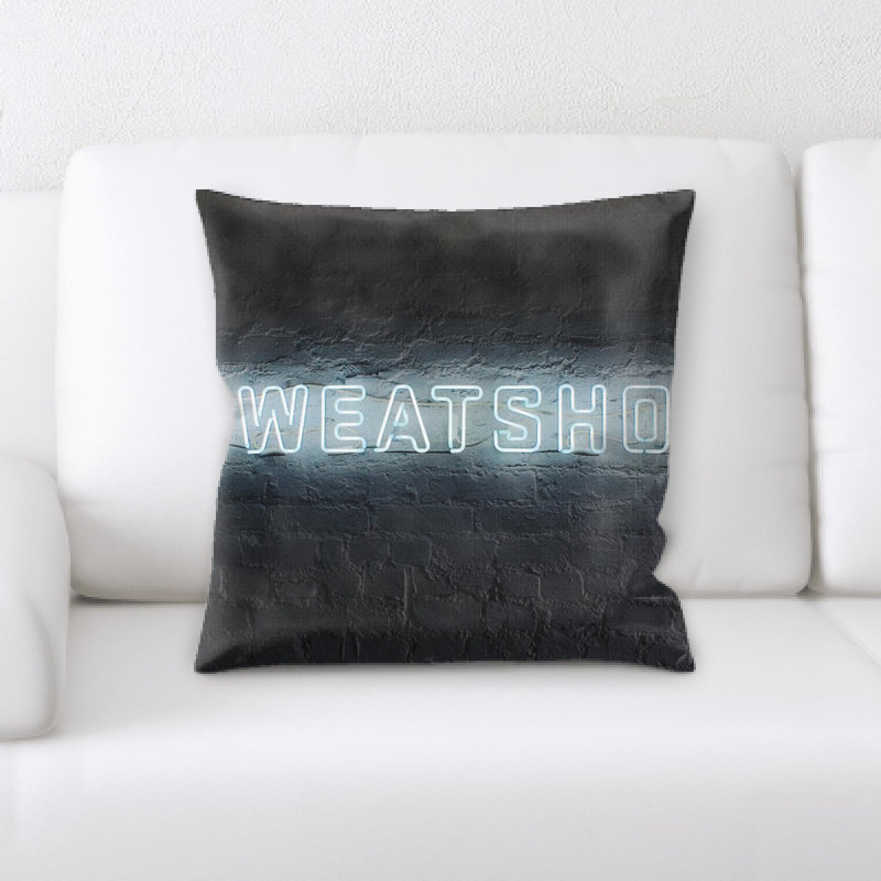 Microsuede Reversible Throw Pillow
