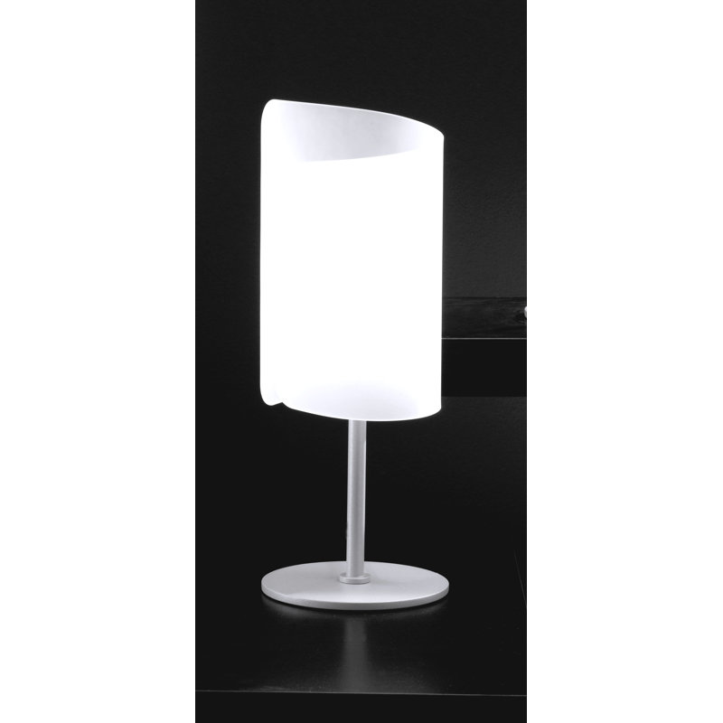 Papiro Lamp, Satin Crystal, Light Grey